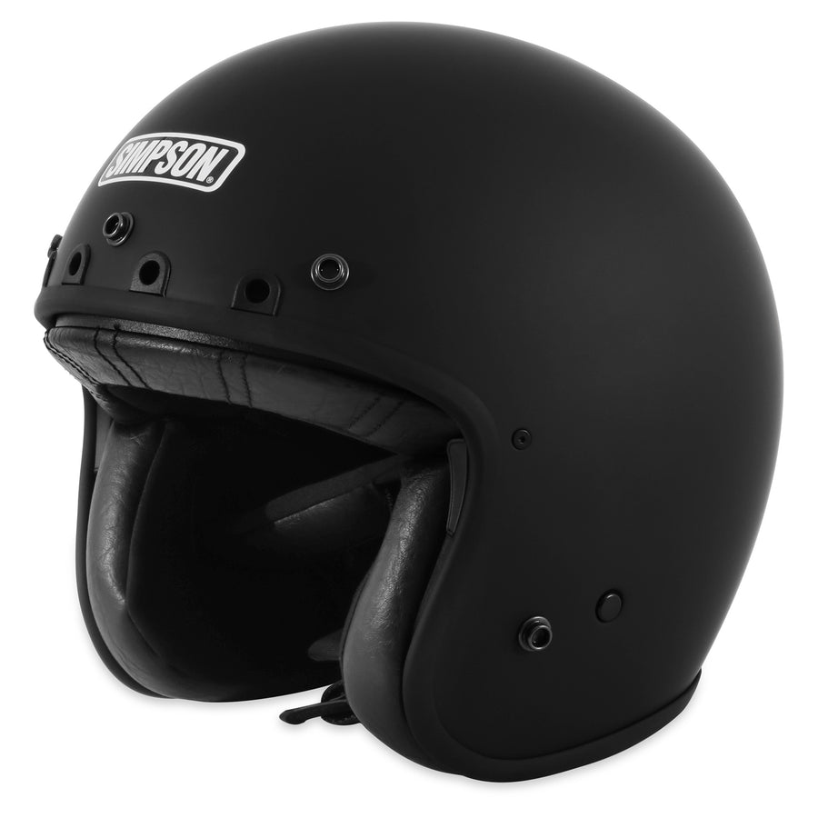 Simpson Chopper Helmet - Flat Black