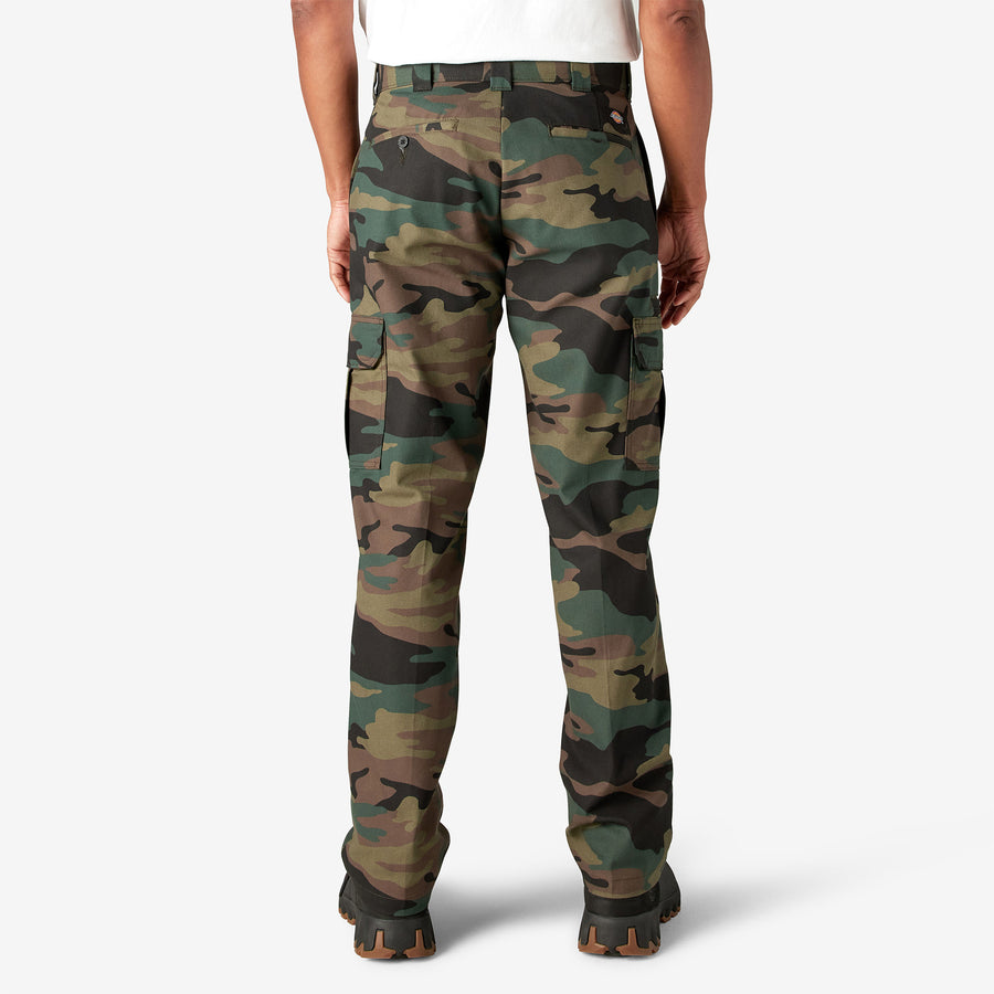 Flex Regular Fit Cargo Pants 30L - Hunter Green Camo