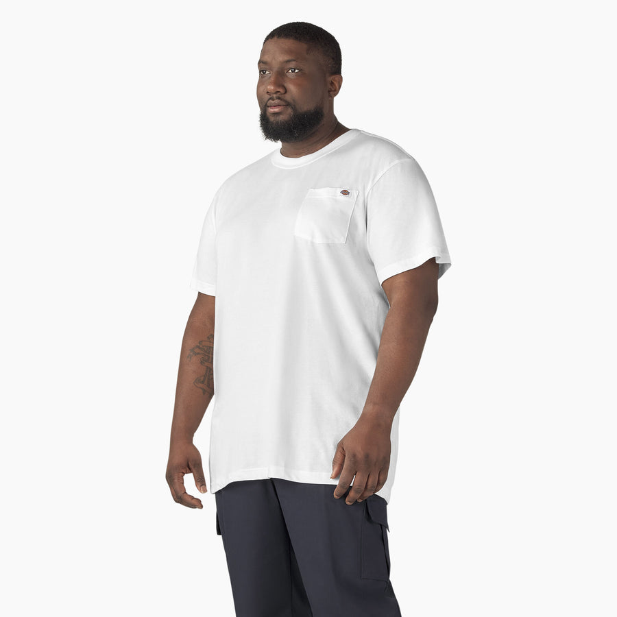 Lightweight Short Sleeve Pocket Tee - White