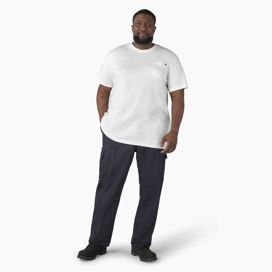 Lightweight Short Sleeve Pocket Tee - White