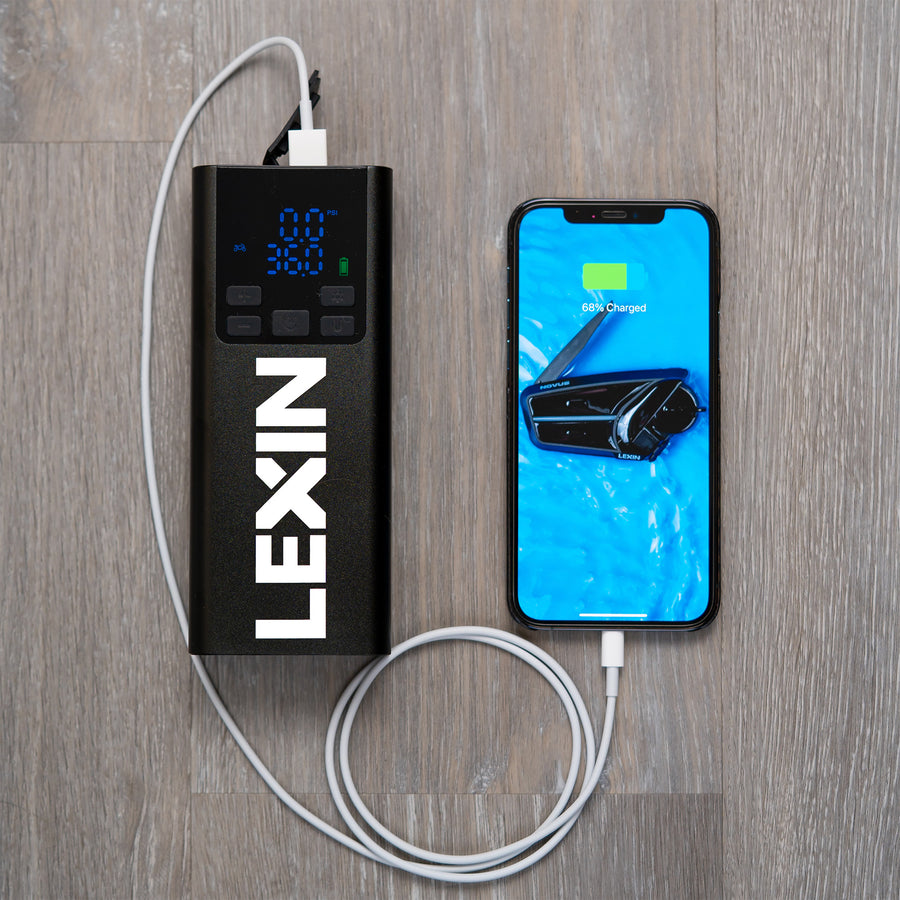 Lexin P5 Advanced Smart Tire Pump With Integrated Battery Pack