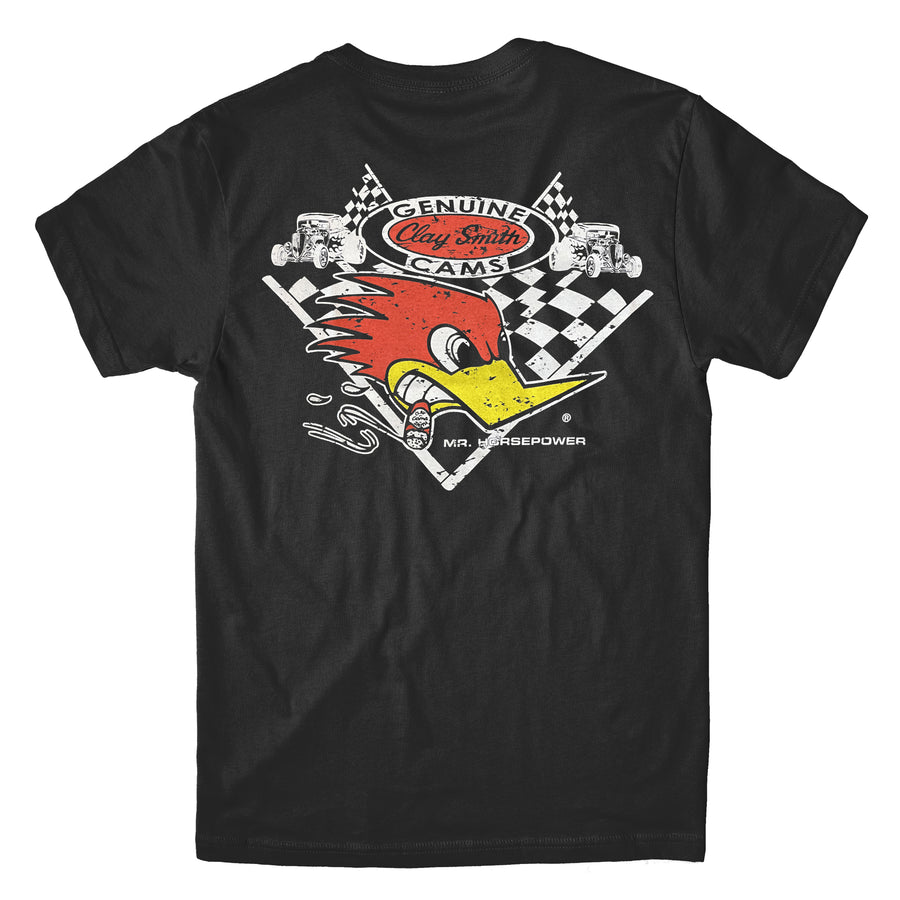 Mr. Horsepower Vintage Design T-Shirt - Black