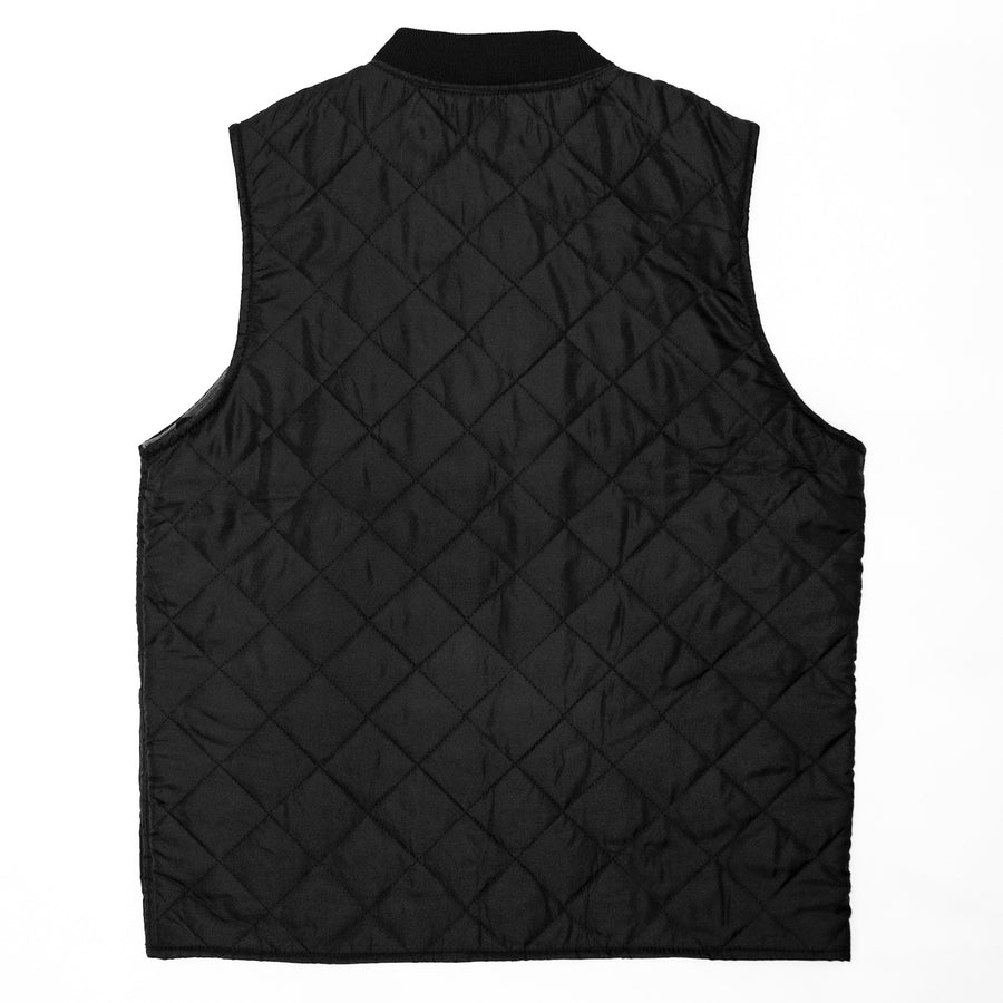 Reclaimed Freezer Moto Vest - Chachi 10 YR/Black - Small