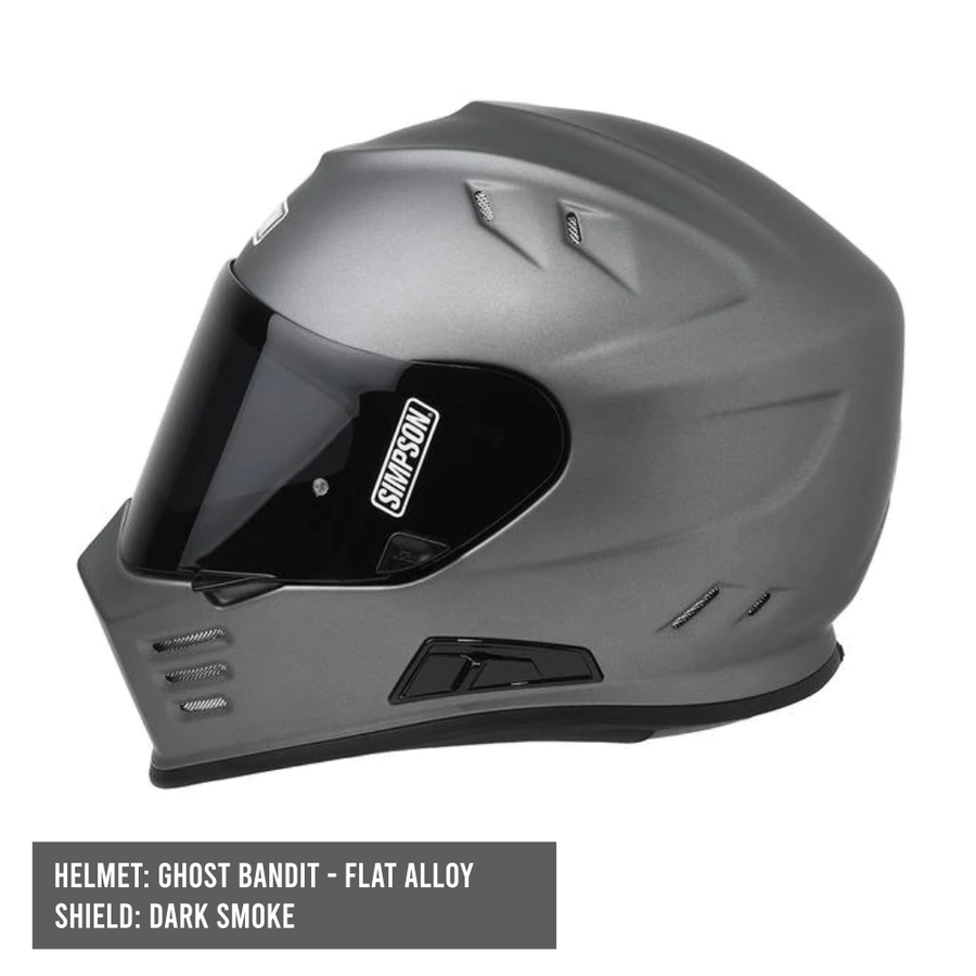 Simpson Ghost Bandit Helmet - Flat Alloy