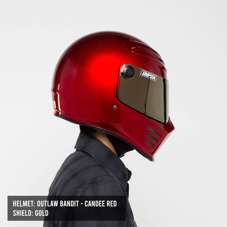 Simpson Outlaw Bandit Helmet Gen 2 - Candee Red