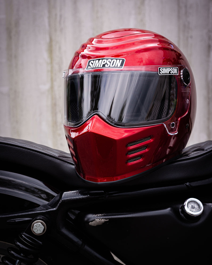 Simpson Outlaw Bandit Helmet Gen 2 - Candee Red