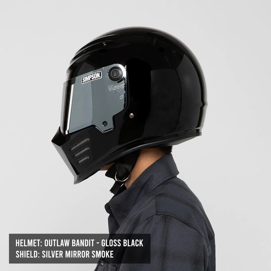 Simpson Outlaw Bandit Helmet Gen 2 - Gloss Black