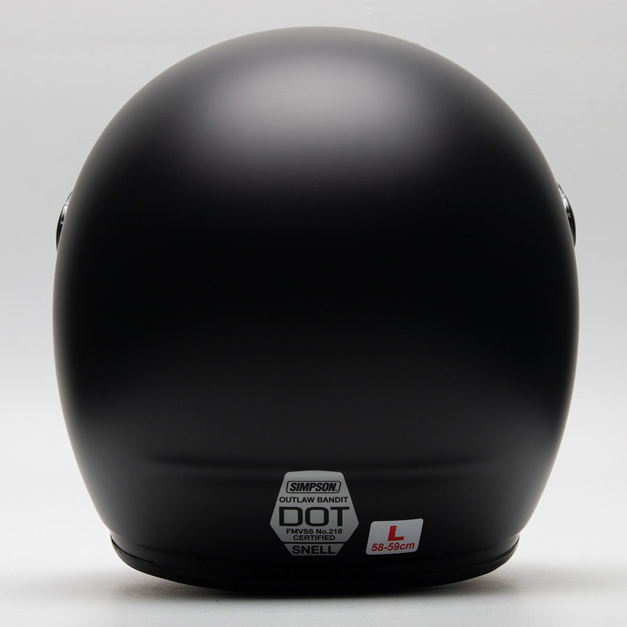 Simpson Outlaw Bandit Helmet Gen 2 - Matte Black