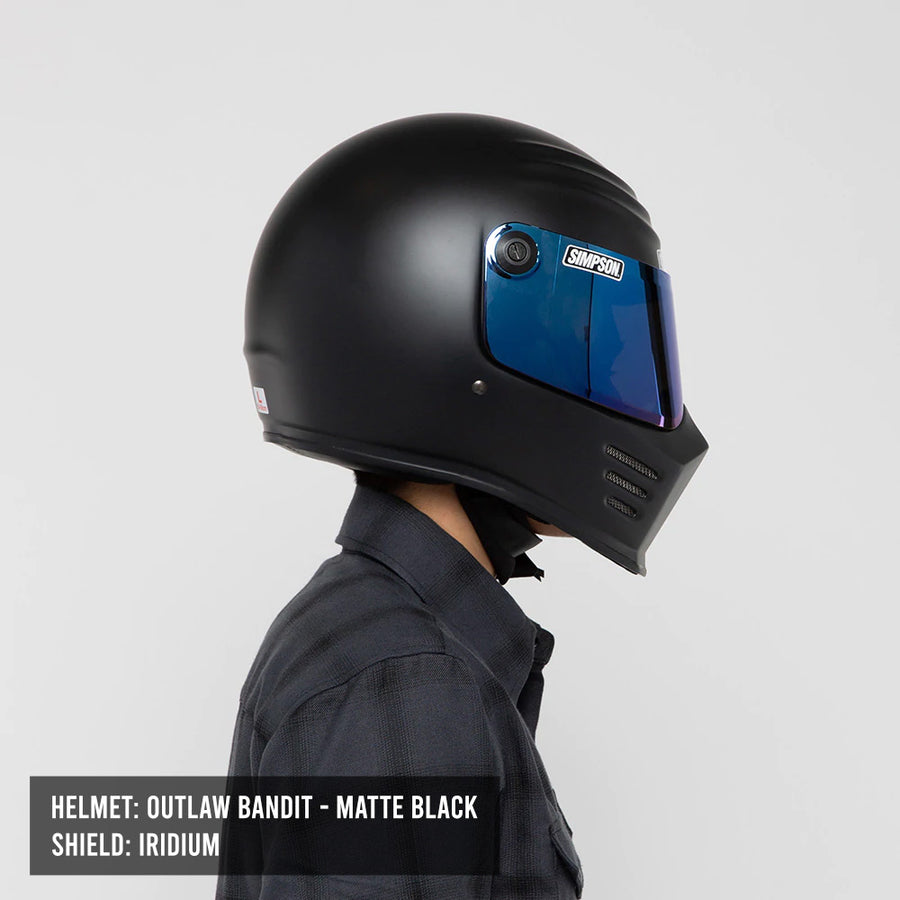 Simpson Outlaw Bandit Helmet Gen 2 - Matte Black