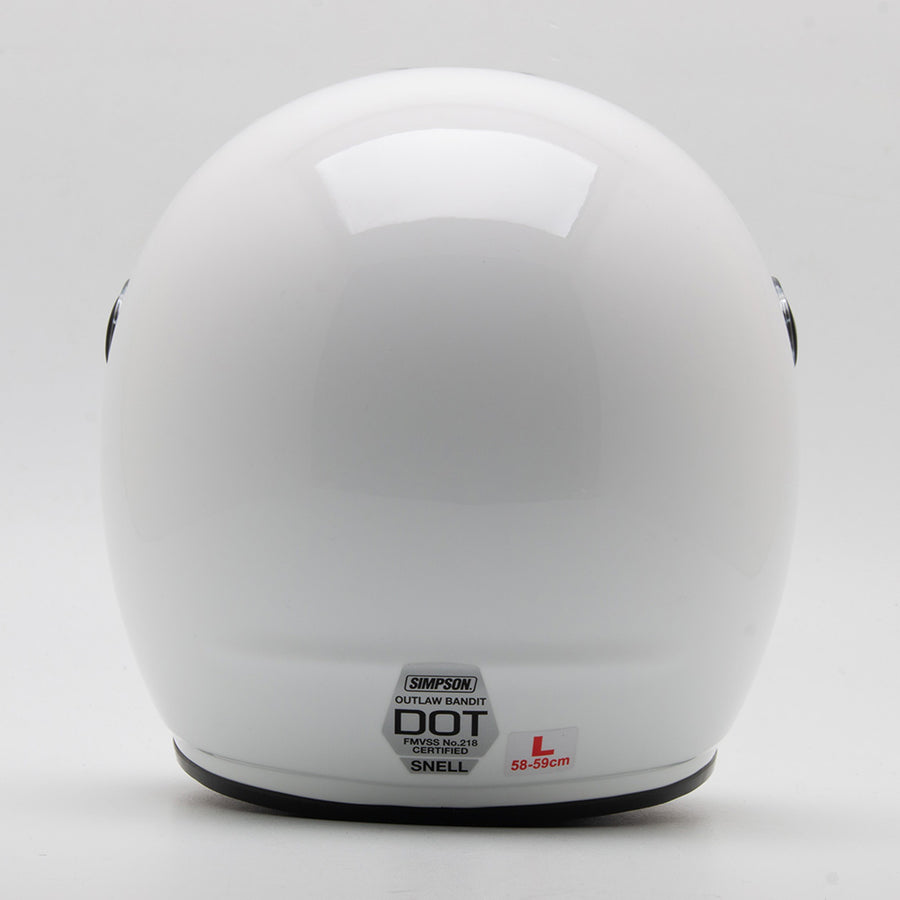 Simpson Outlaw Bandit Helmet Gen 2 - White