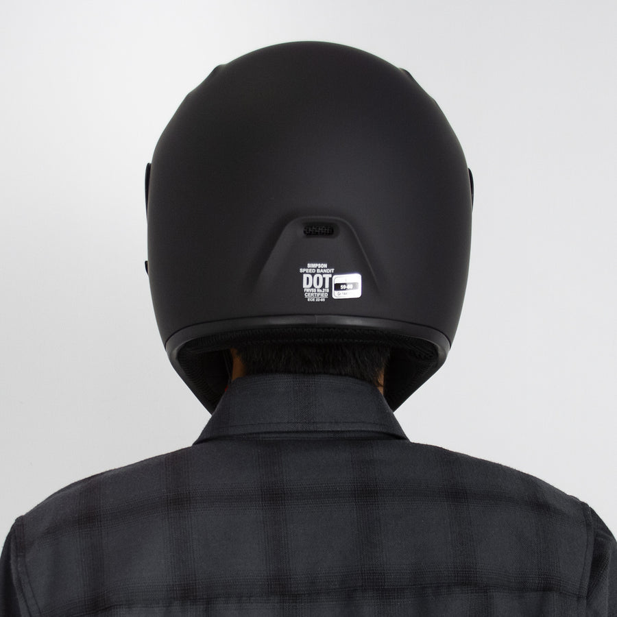 Simpson Speed Bandit Helmet - Matte Black