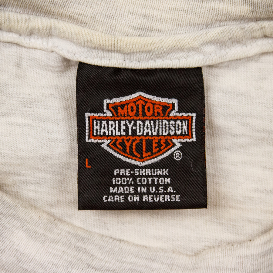 Harley Davidson Vintage T-Shirt - Salt Lake City Harley Utah - Grey